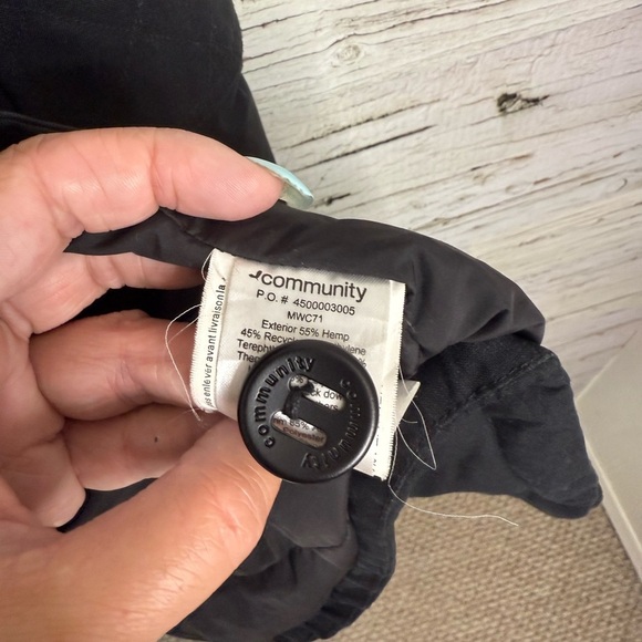 ARITZIA COMMUNITY DOWN FILLED PARADIGM PARKA SIZE xs black DUCK FEATHER - Picture 8 of 8